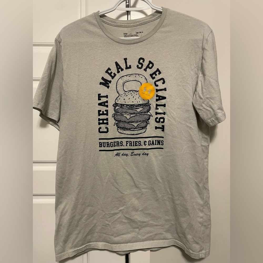 Under Armour Gray Graphic Tee - Cheat Meal Specialist
